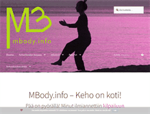 Tablet Screenshot of mbody.info